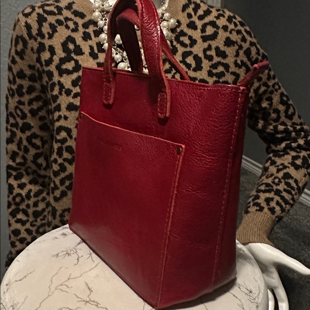 PLG mini chili 🌶️ crossbody bag with zipper and card holder - Picture 6 of 12